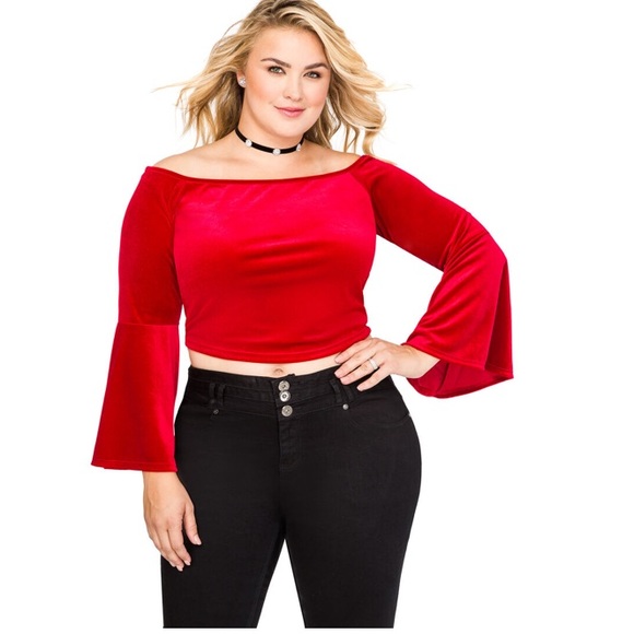 Ashley Stewart crop top size 18/20 - Picture 2 of 4